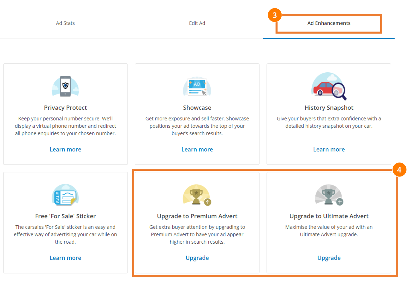 How Can I Upgrade My Ad? – Carsales.com.au Help Centre